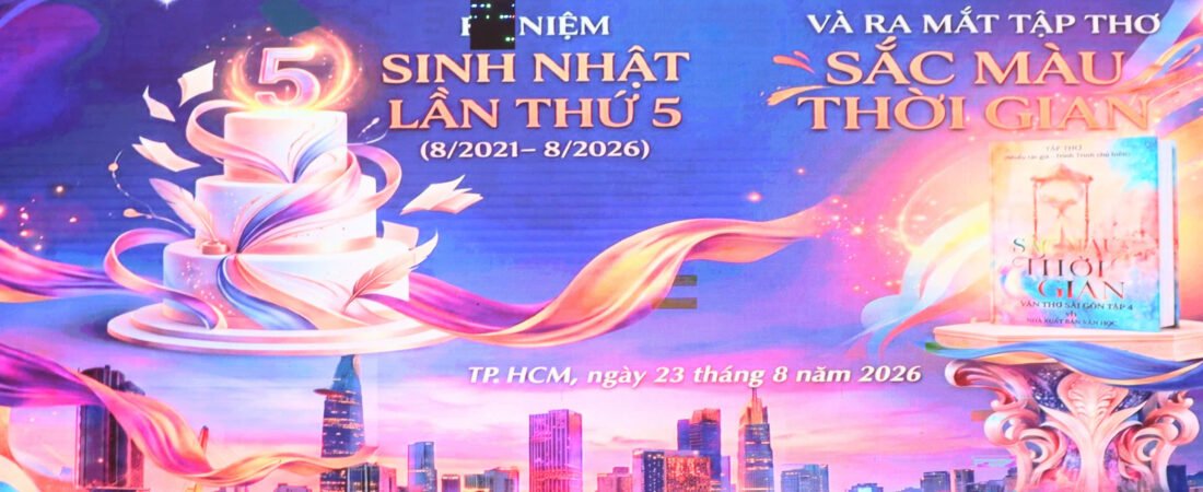 Chùm thơ Mừng sinh nhật CLB văn thơ Sài Gòn